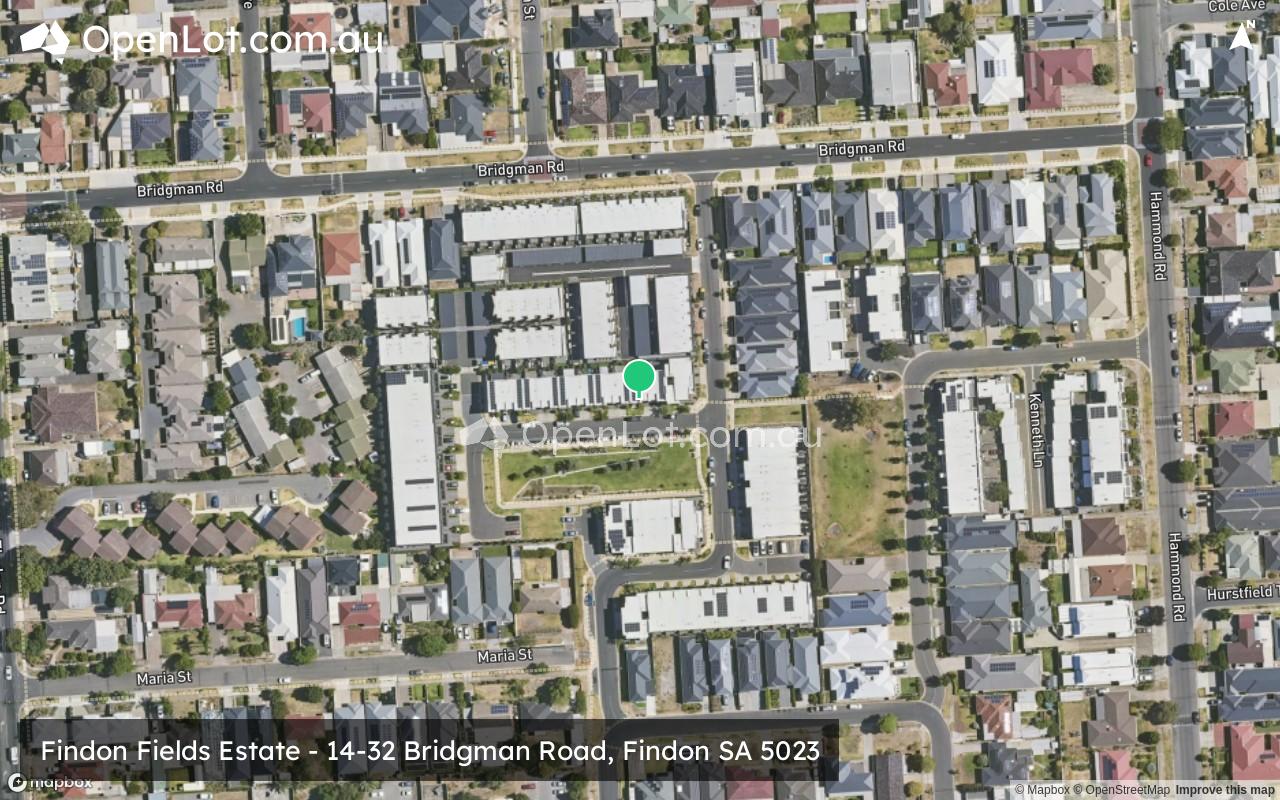 Satellite image for Findon Fields Estate - 14-32 Bridgman Road, Findon SA 5023