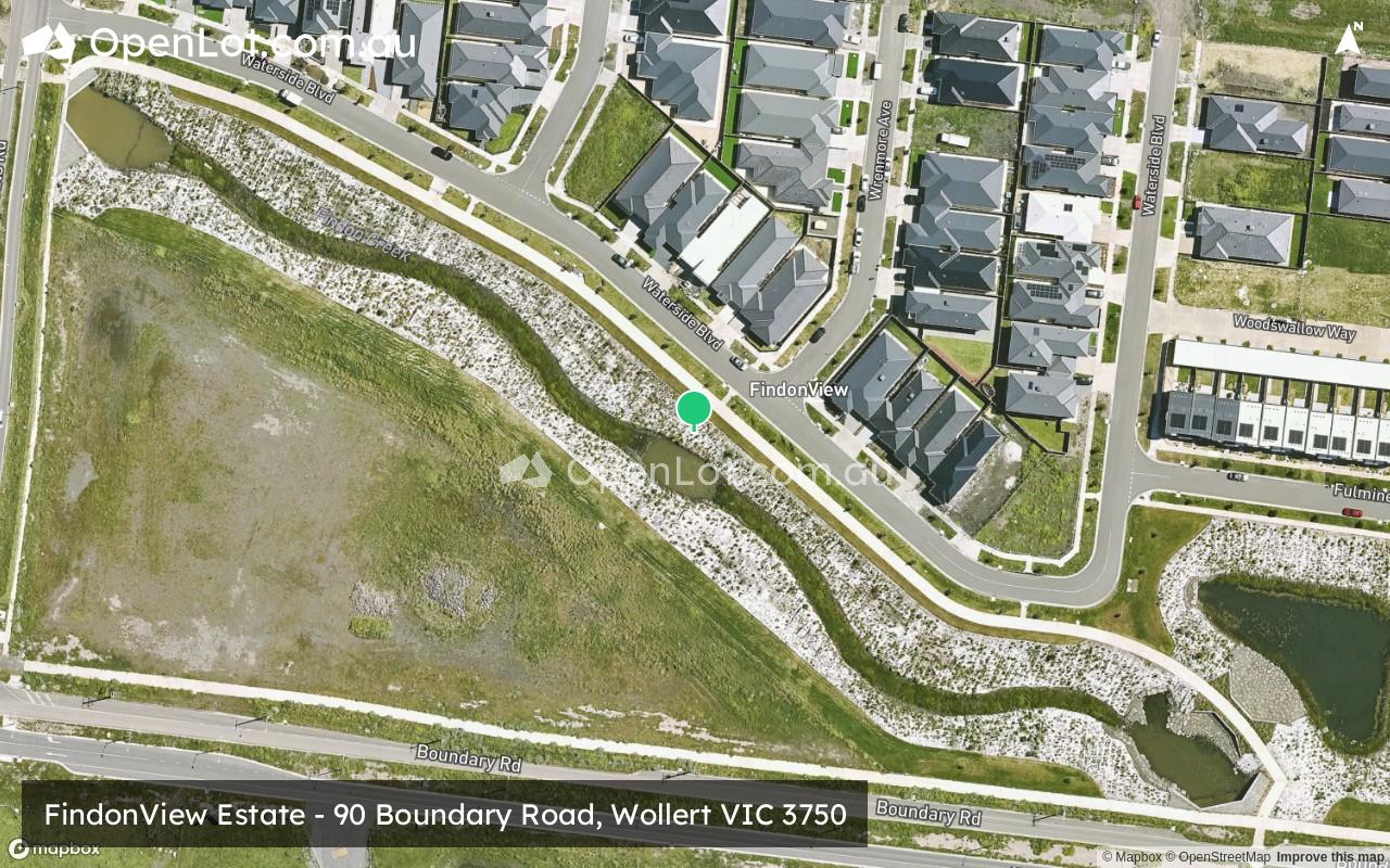 Satellite image for FindonView Estate - 90 Boundary Road, Wollert VIC 3750