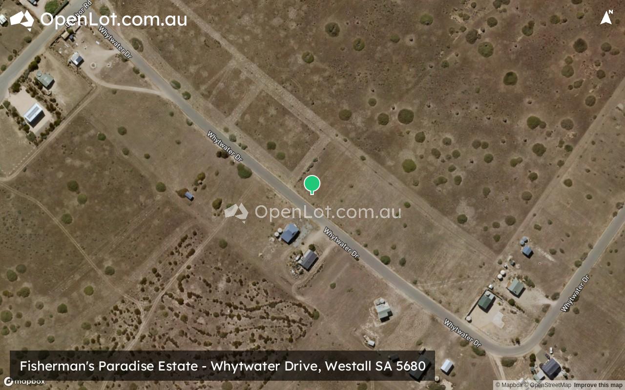 Satellite image for Fisherman's Paradise Estate - Whytwater Drive, Westall SA 5680