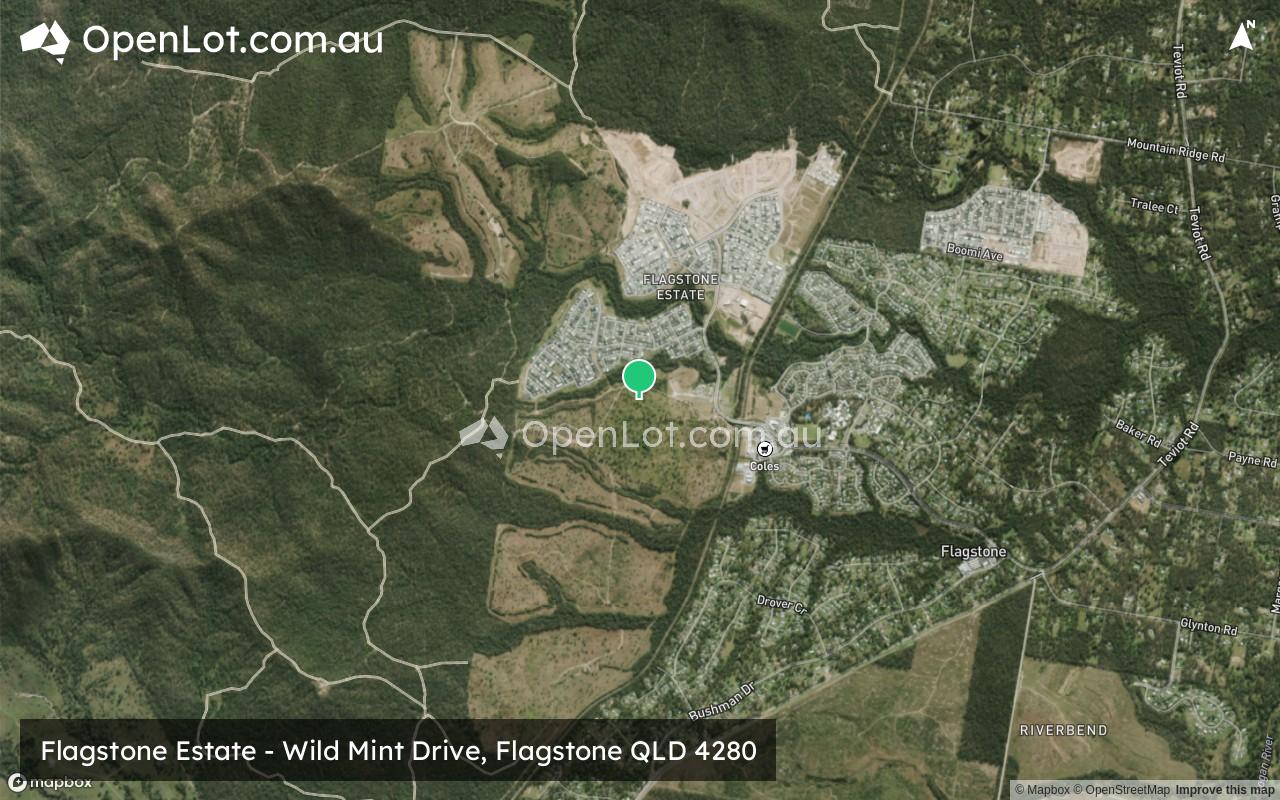 Satellite image for Flagstone Estate - Wild Mint Drive, Flagstone QLD 4280