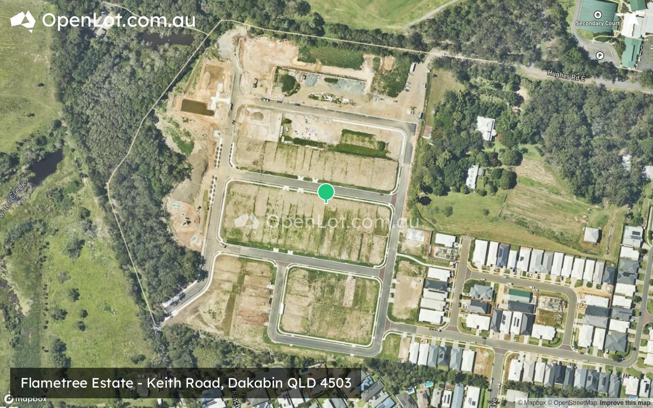 Satellite image for Flametree Estate - Keith Road, Dakabin QLD 4503