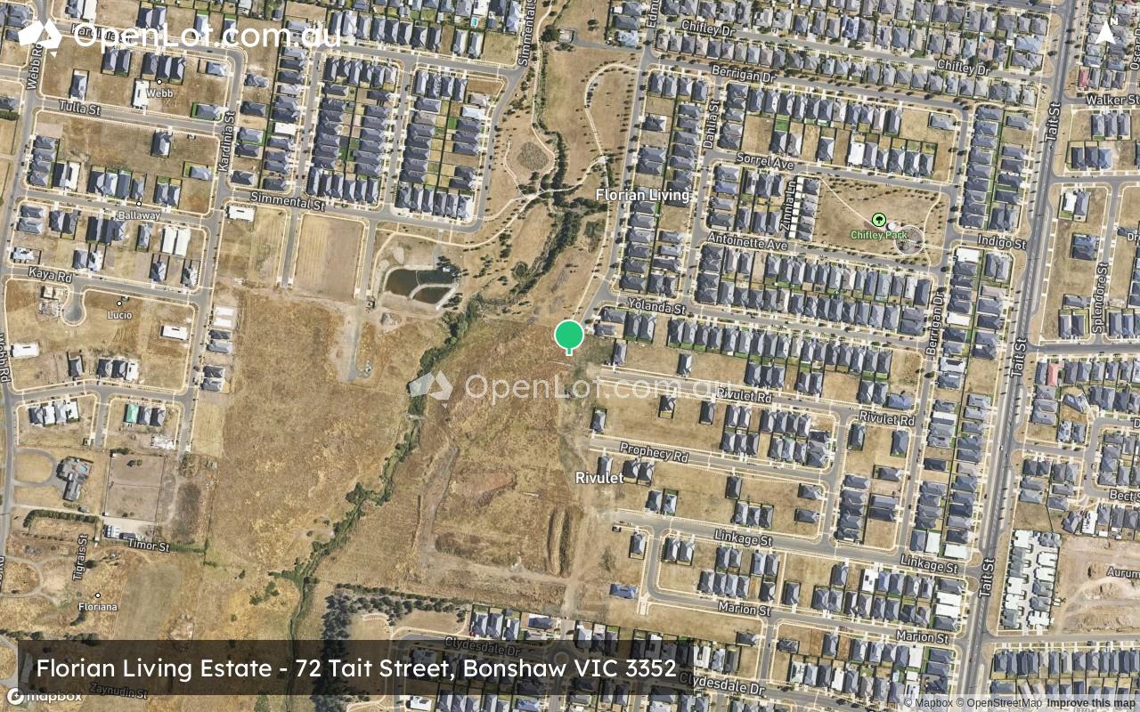 Satellite image for Florian Living Estate - 72 Tait Street, Bonshaw VIC 3352