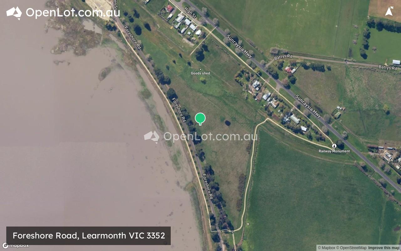 Satellite image for Foreshore Road, Learmonth VIC 3352