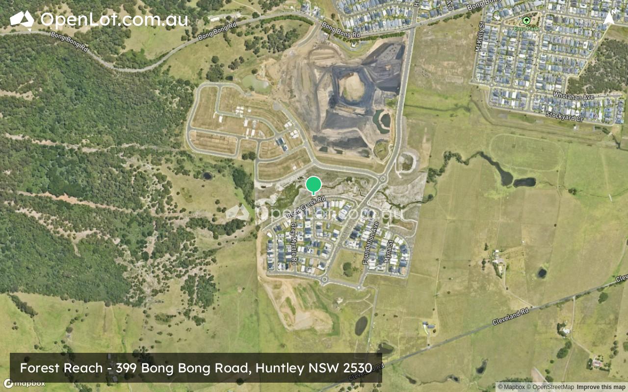Satellite image for Forest Reach - 399 Bong Bong Road, Huntley NSW 2530