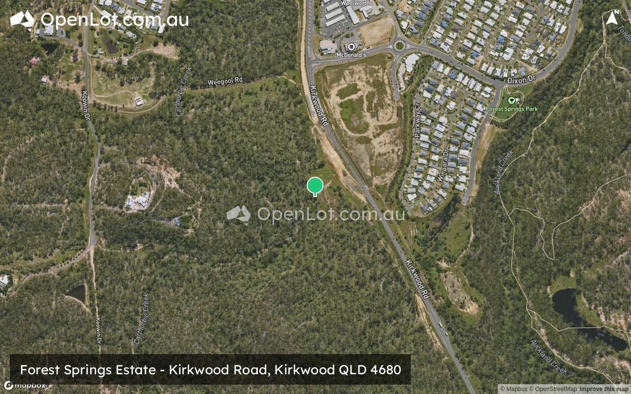 Satellite image for Forest Springs Estate - Kirkwood Road, Kirkwood QLD 4680