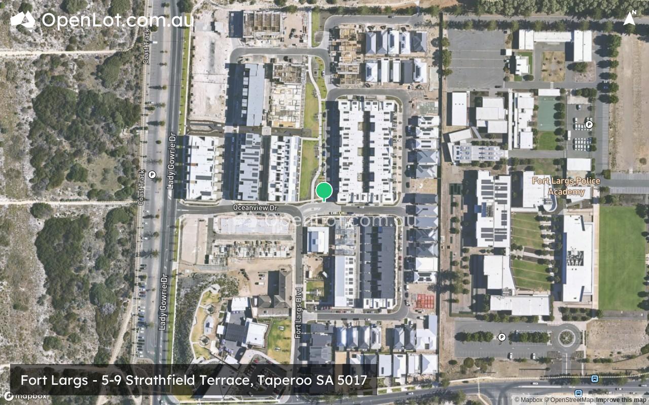 Satellite image for Fort Largs - 5-9 Strathfield Terrace, Taperoo SA 5017
