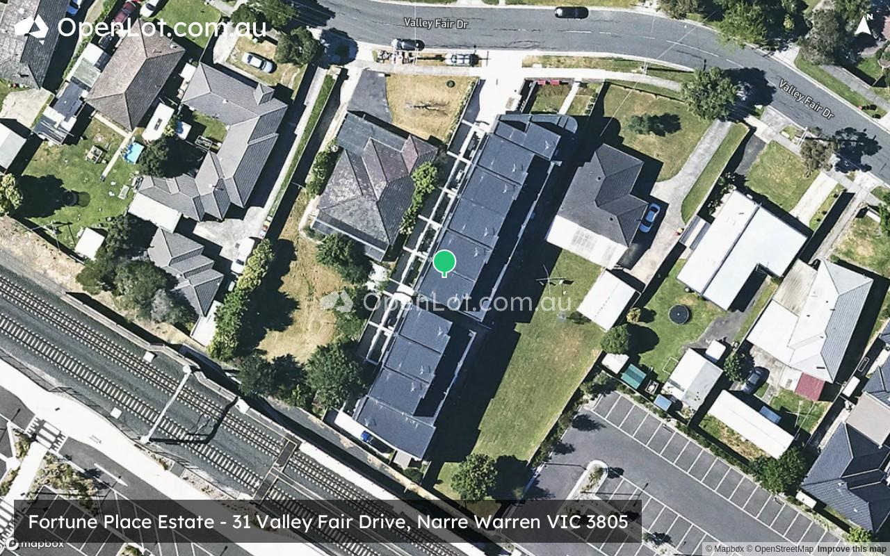 Satellite image for Fortune Place Estate - 31 Valley Fair Drive, Narre Warren VIC 3805