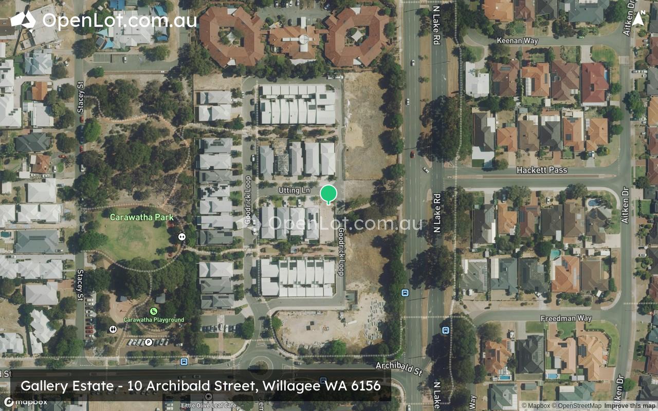 Satellite image for Gallery Estate - 10 Archibald Street, Willagee WA 6156