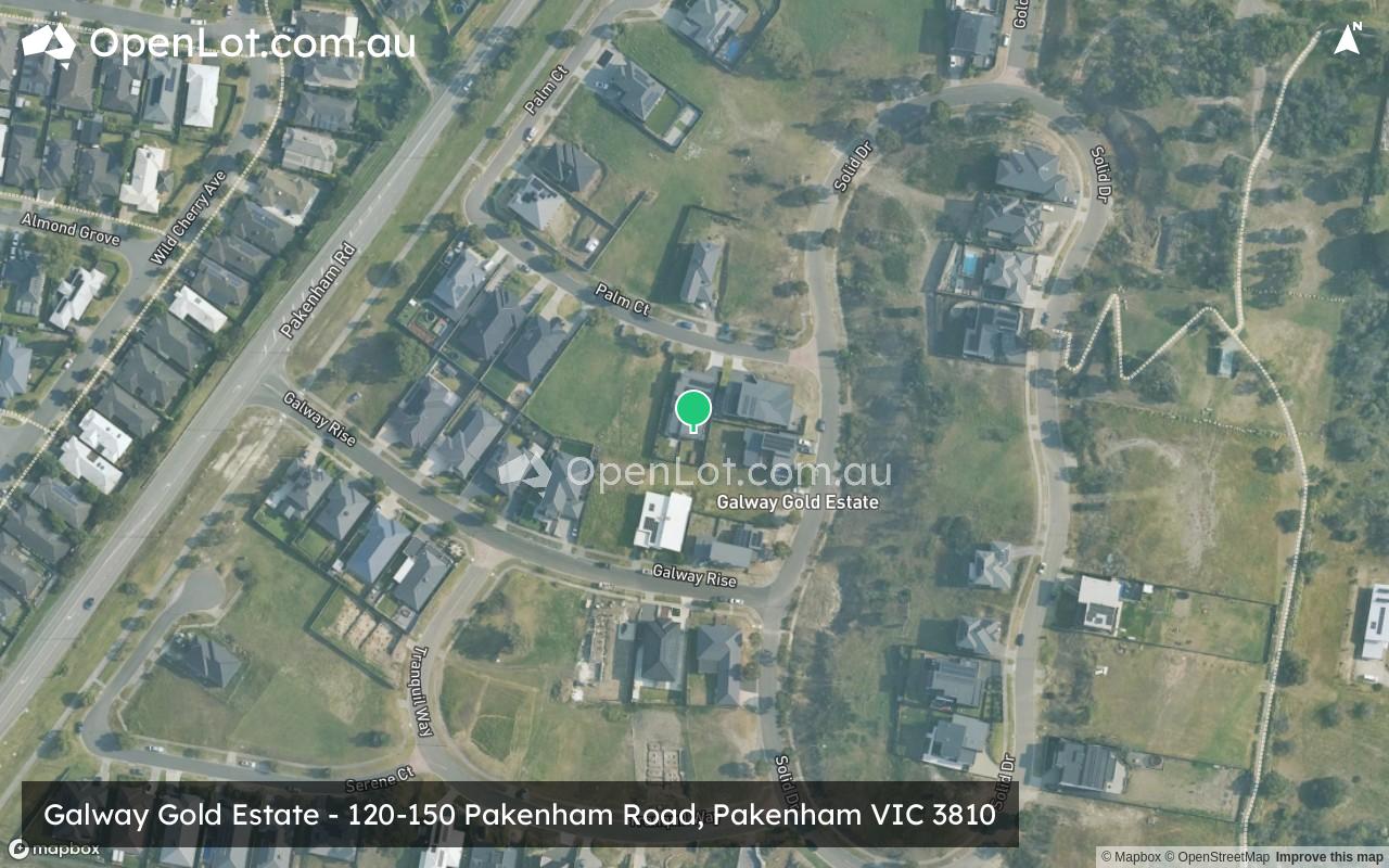 Satellite image for Galway Gold Estate - 120-150 Pakenham Road, Pakenham VIC 3810