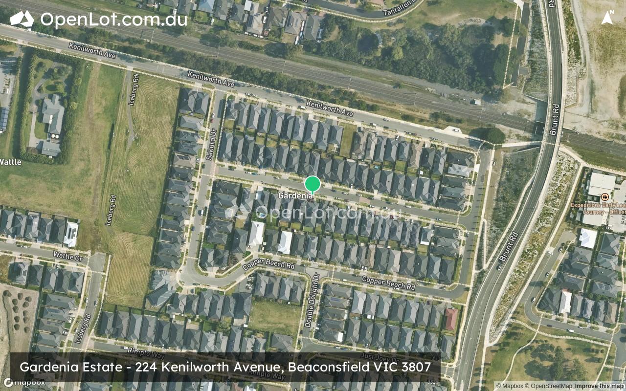 Satellite image for Gardenia Estate - 224 Kenilworth Avenue, Beaconsfield VIC 3807