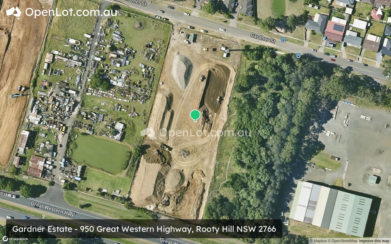 Satellite image for Gardner Estate - 950 Great Western Highway, Rooty Hill NSW 2766