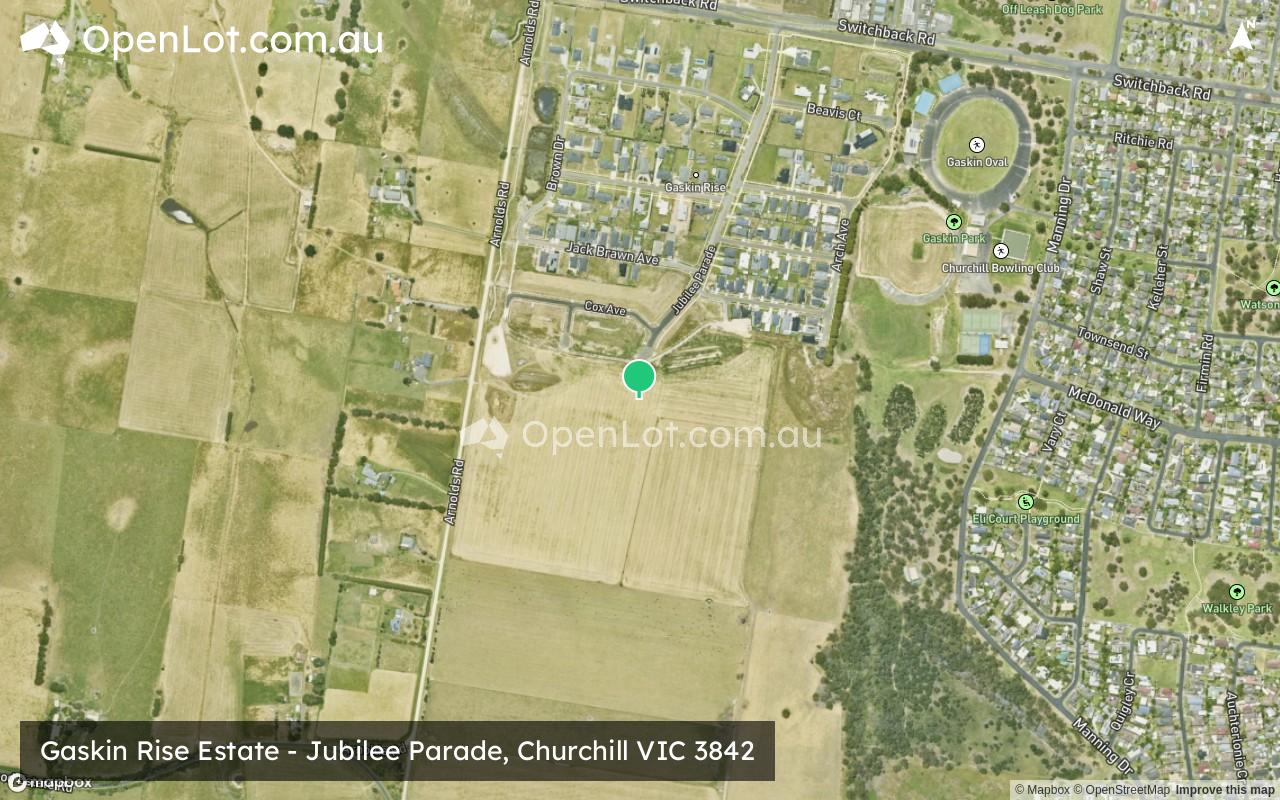 Satellite image for Gaskin Rise Estate - Jubilee Parade, Churchill VIC 3842