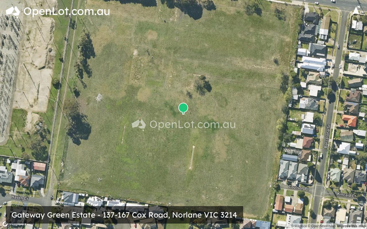 Satellite image for Gateway Green Estate - 137-167 Cox Road, Norlane VIC 3214