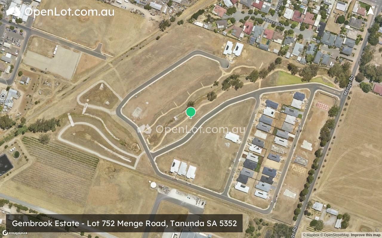 Satellite image for Gembrook Estate - Lot 752 Menge Road, Tanunda SA 5352