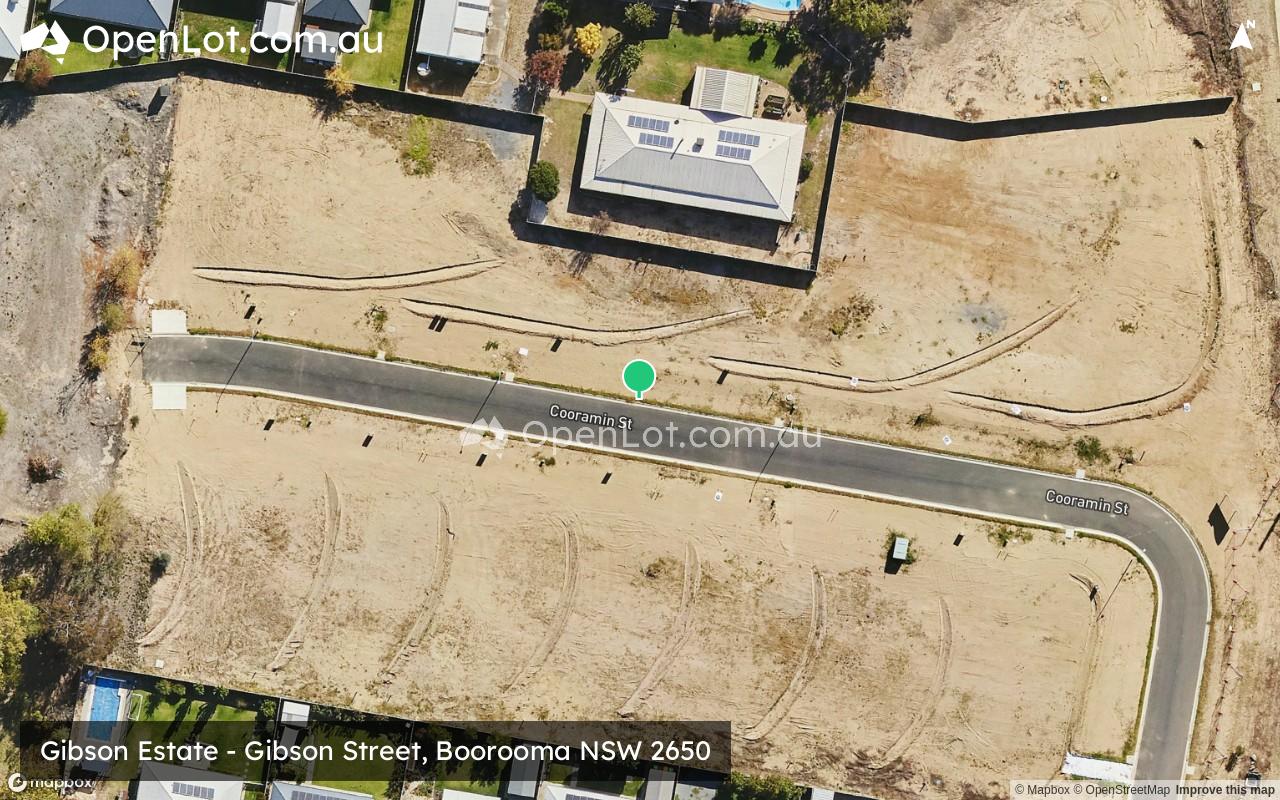 Satellite image for Gibson Estate - Gibson Street, Boorooma NSW 2650