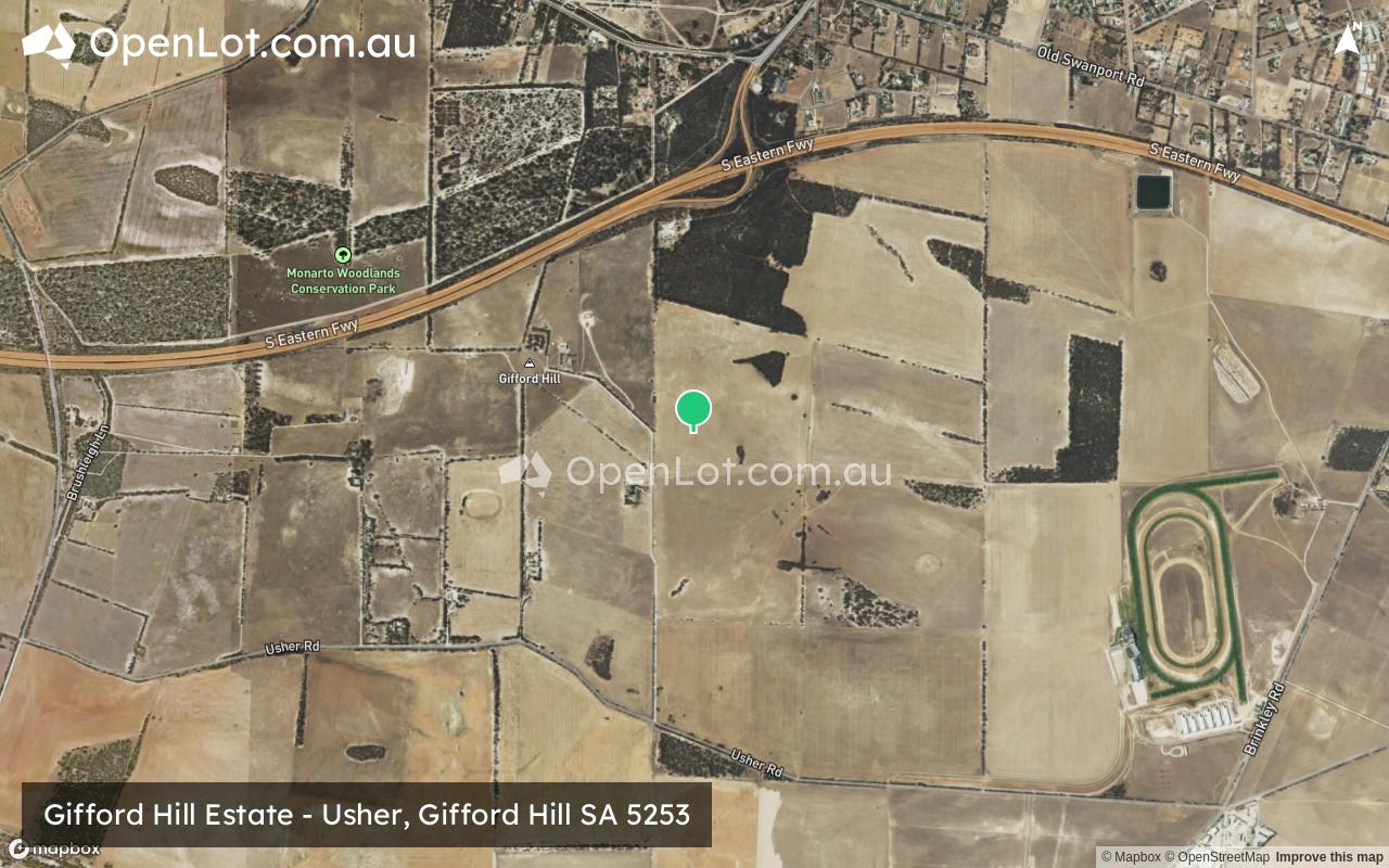 Satellite image for Gifford Hill Estate - Usher, Gifford Hill SA 5253