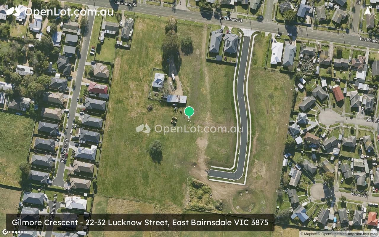 Satellite image for Gilmore Crescent - 22-32 Lucknow Street, East Bairnsdale VIC 3875