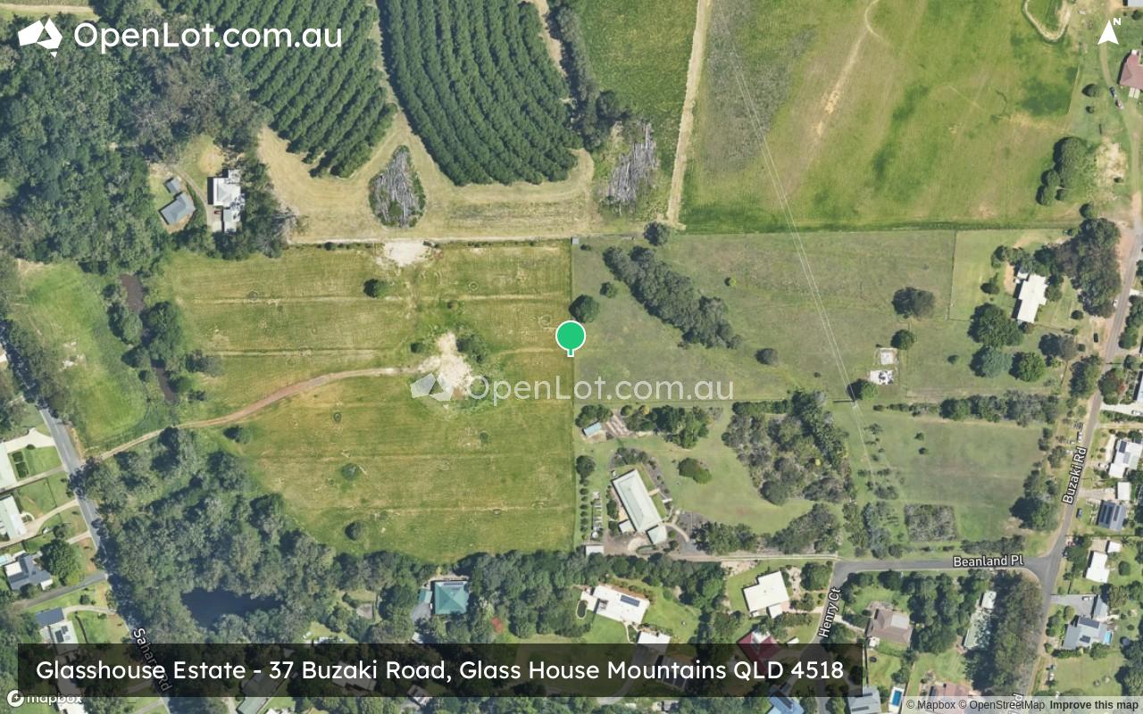 Satellite image for Glasshouse Estate - 37 Buzaki Road, Glass House Mountains QLD 4518