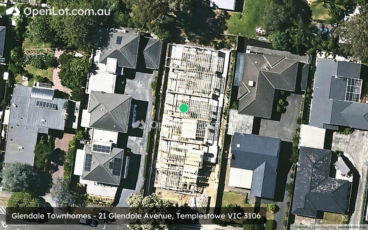 Satellite image for Glendale Townhomes - 21 Glendale Avenue, Templestowe VIC 3106