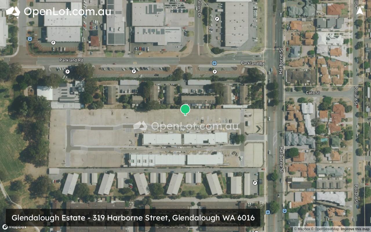 Satellite image for Glendalough Estate - 319 Harborne Street, Glendalough WA 6016