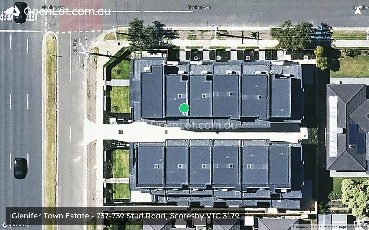 Satellite image for Glenifer Town Estate - 737-739 Stud Road, Scoresby VIC 3179