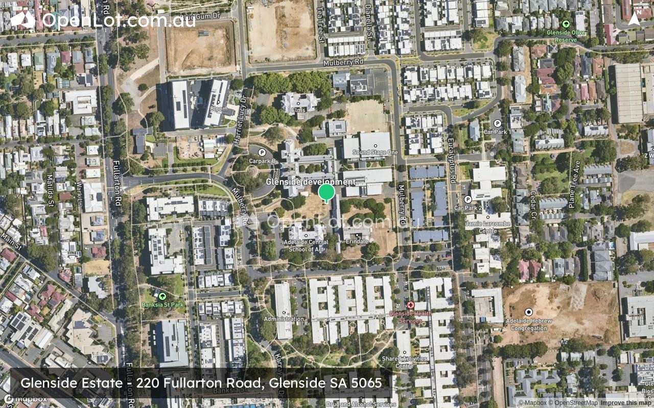 Satellite image for Glenside Estate - 220 Fullarton Road, Glenside SA 5065