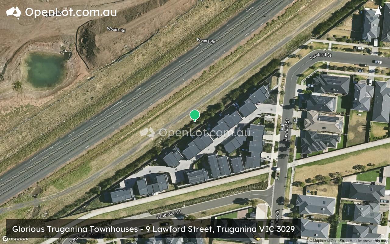 Satellite image for Glorious Truganina Townhouses - 9 Lawford Street, Truganina VIC 3029
