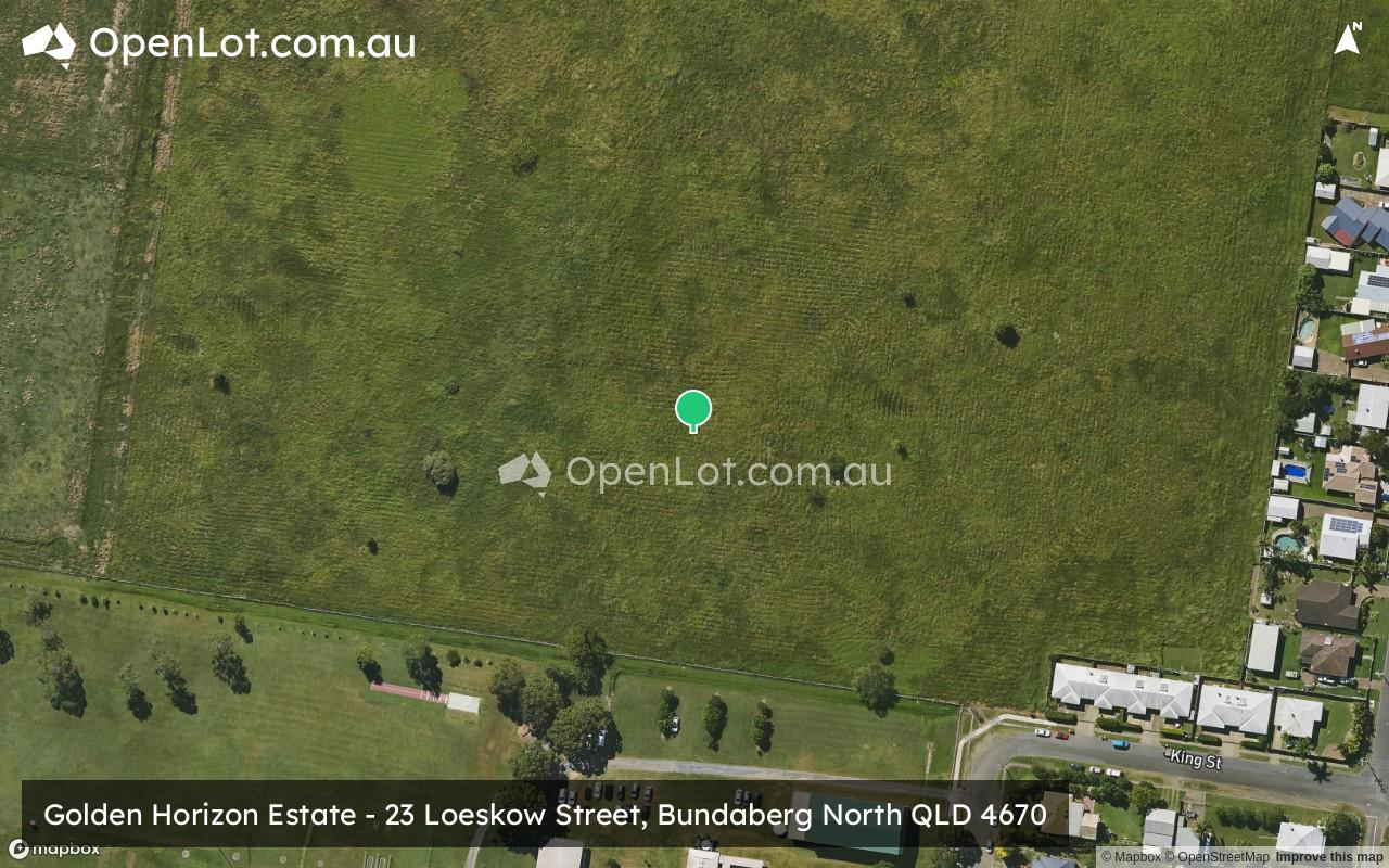 Satellite image for 23 Loeskow Street, Bundaberg North QLD 4670