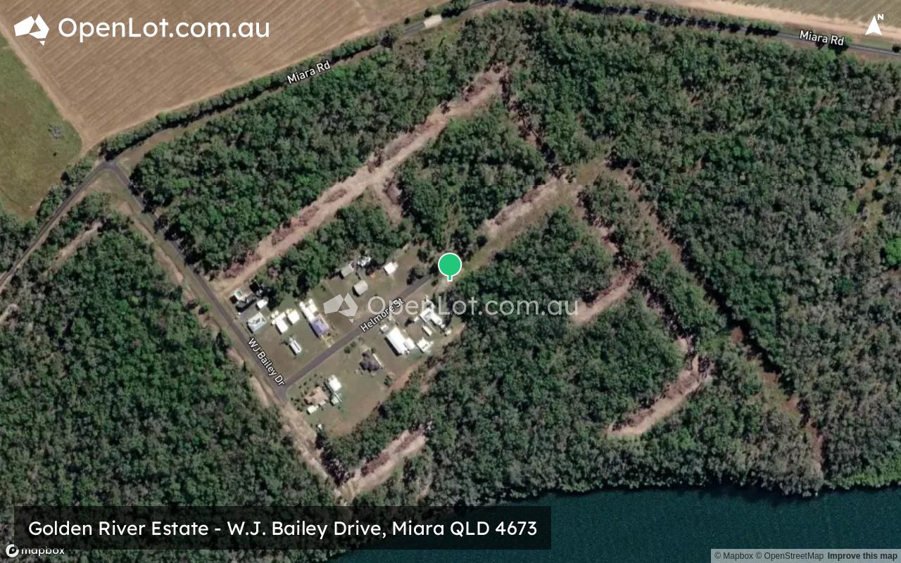 Satellite image for Golden River Estate - W.J. Bailey Drive, Miara QLD 4673