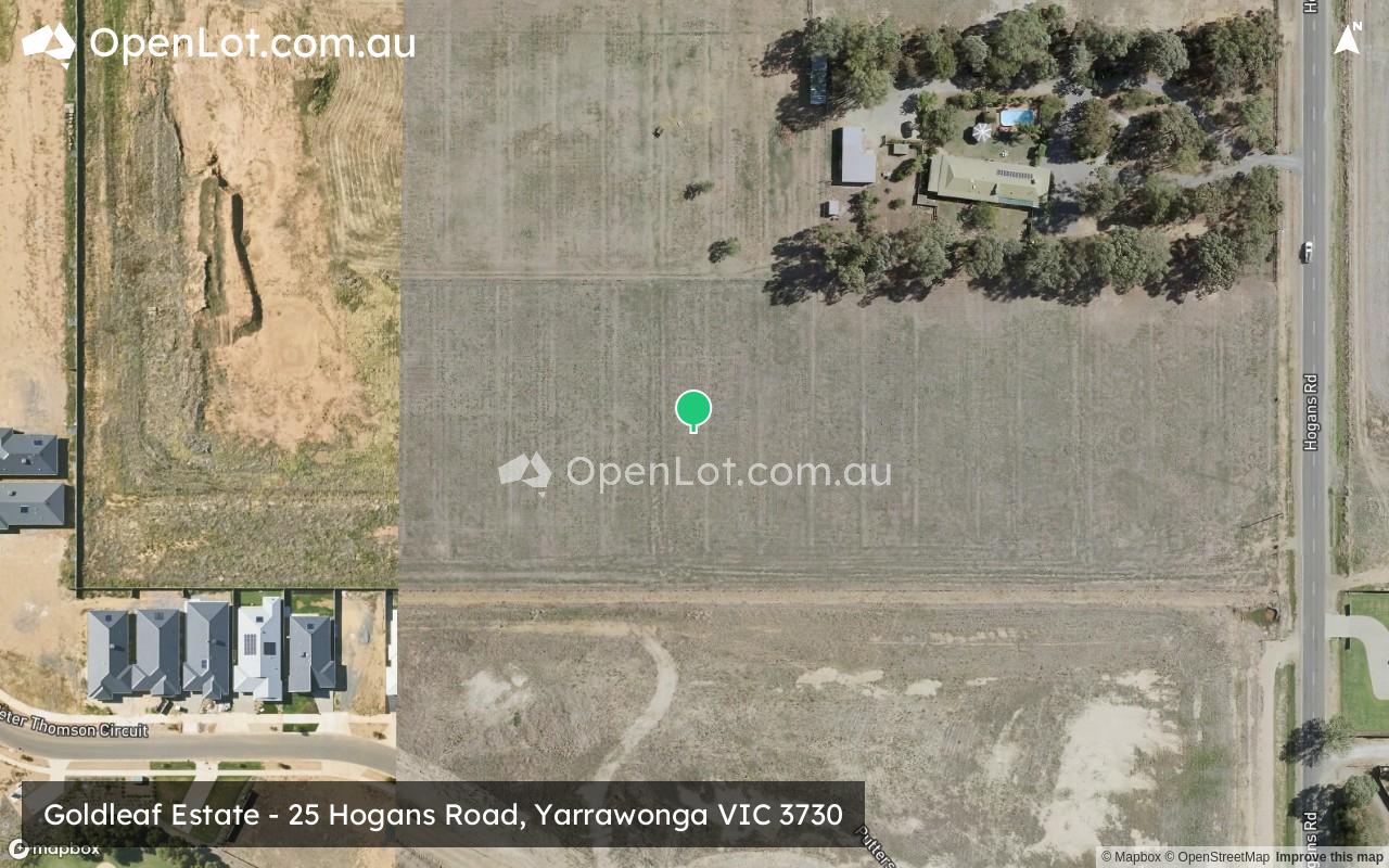 Satellite image for Goldleaf Estate - 25 Hogans Road, Yarrawonga VIC 3730