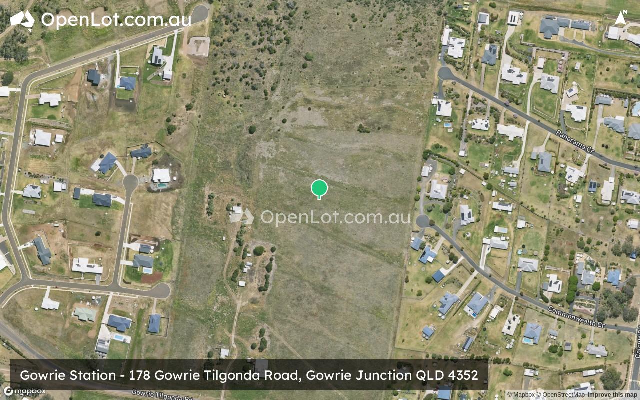 Satellite image for 178 Gowrie Tilgonda Road, Gowrie Junction QLD 4352