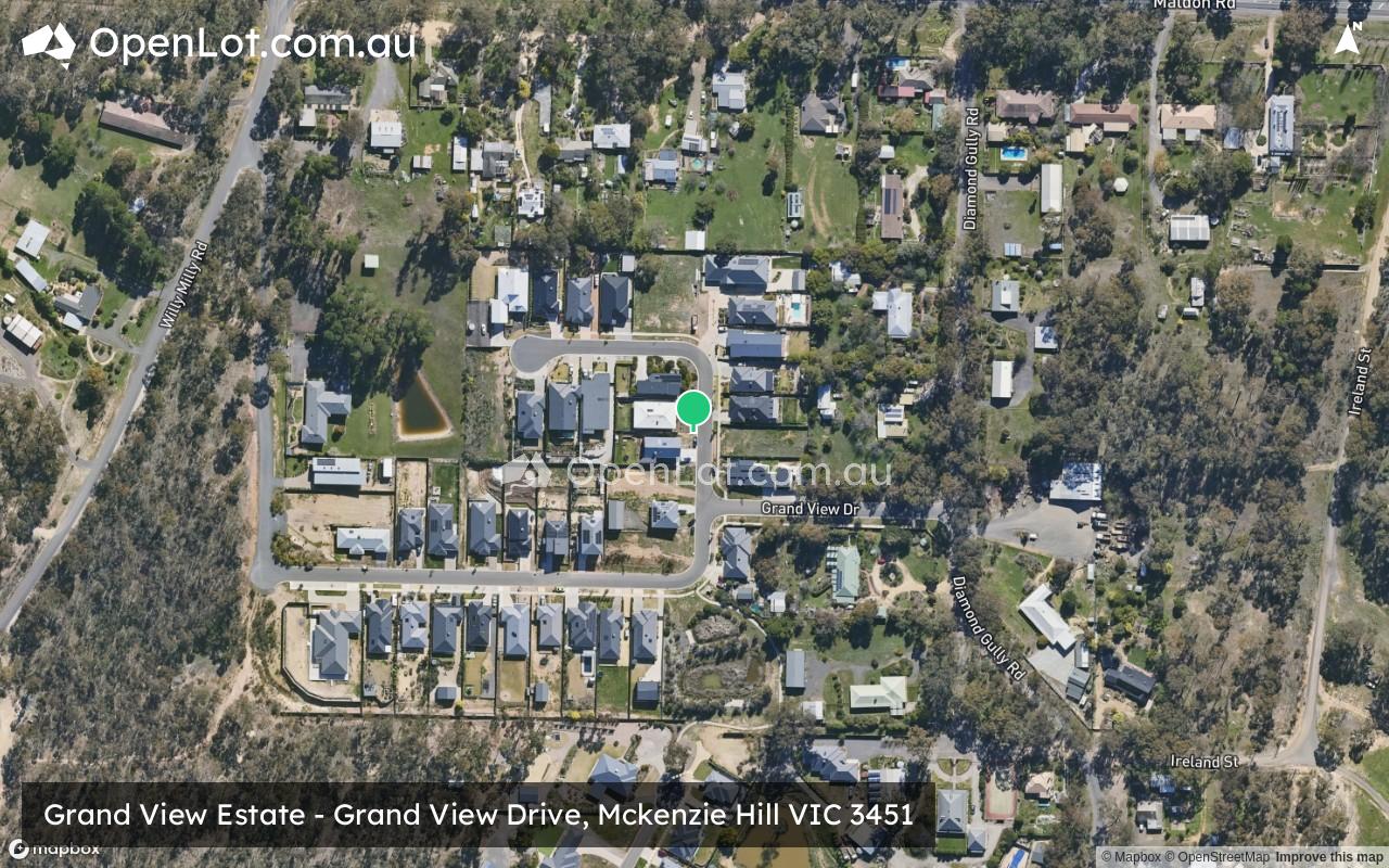 Satellite image for Grand View Estate - Grand View Drive, Mckenzie Hill VIC 3451