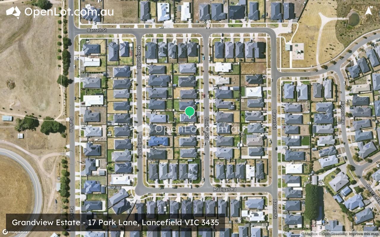 Satellite image for Grandview Estate - 17 Park Lane, Lancefield VIC 3435