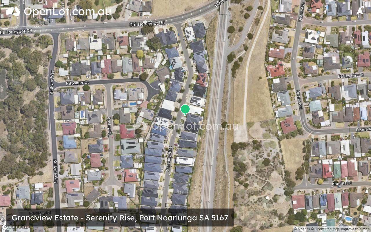 Satellite image for Grandview Estate - Serenity Rise, Port Noarlunga SA 5167