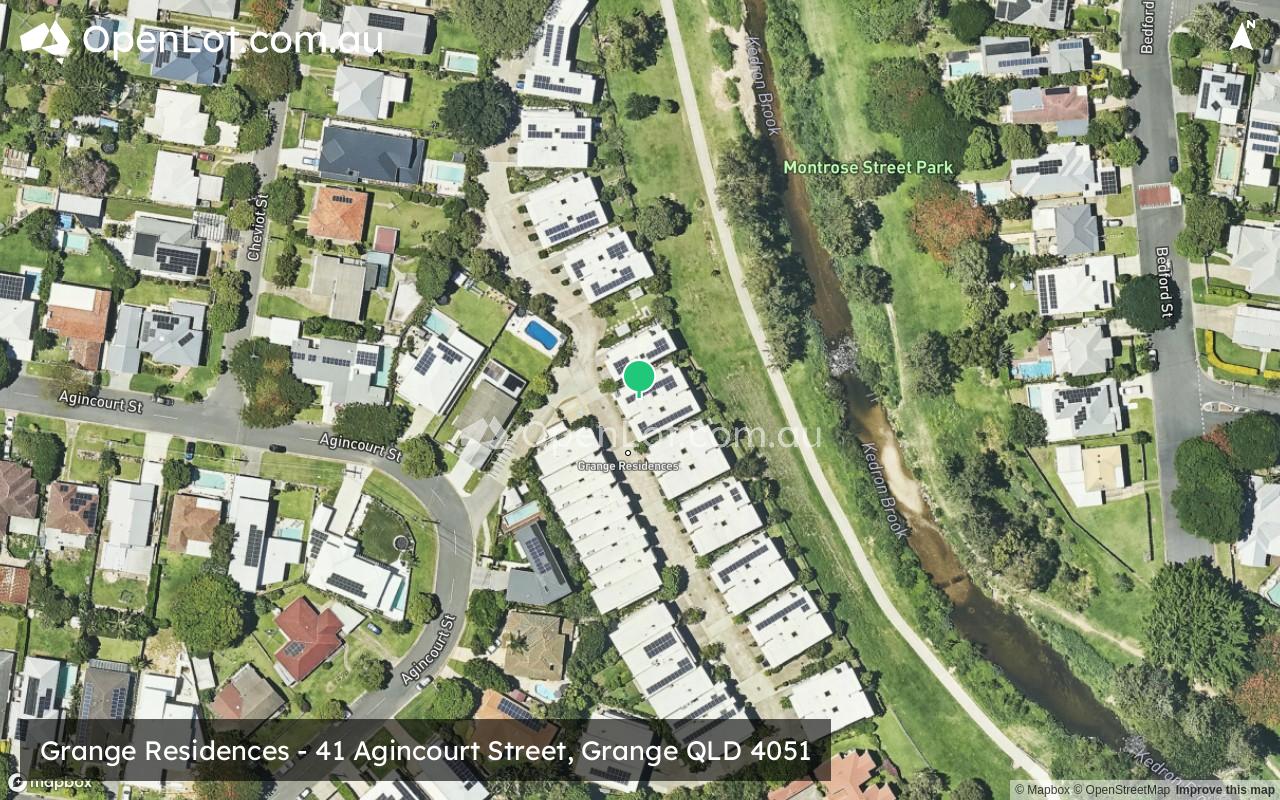 Satellite image for Grange Residences - 41 Agincourt Street, Grange QLD 4051
