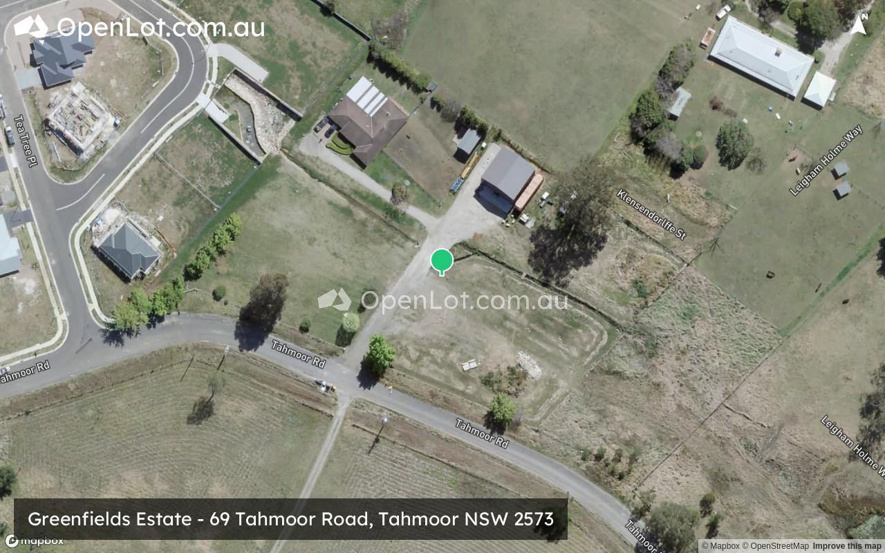 Satellite image for Greenfields Estate - 69 Tahmoor Road, Tahmoor NSW 2573