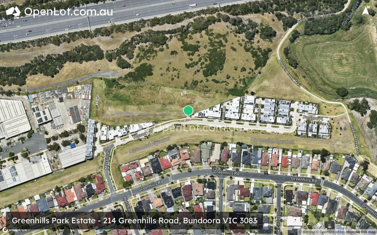 Satellite image for Greenhills Park Estate - 214 Greenhills Road, Bundoora VIC 3083