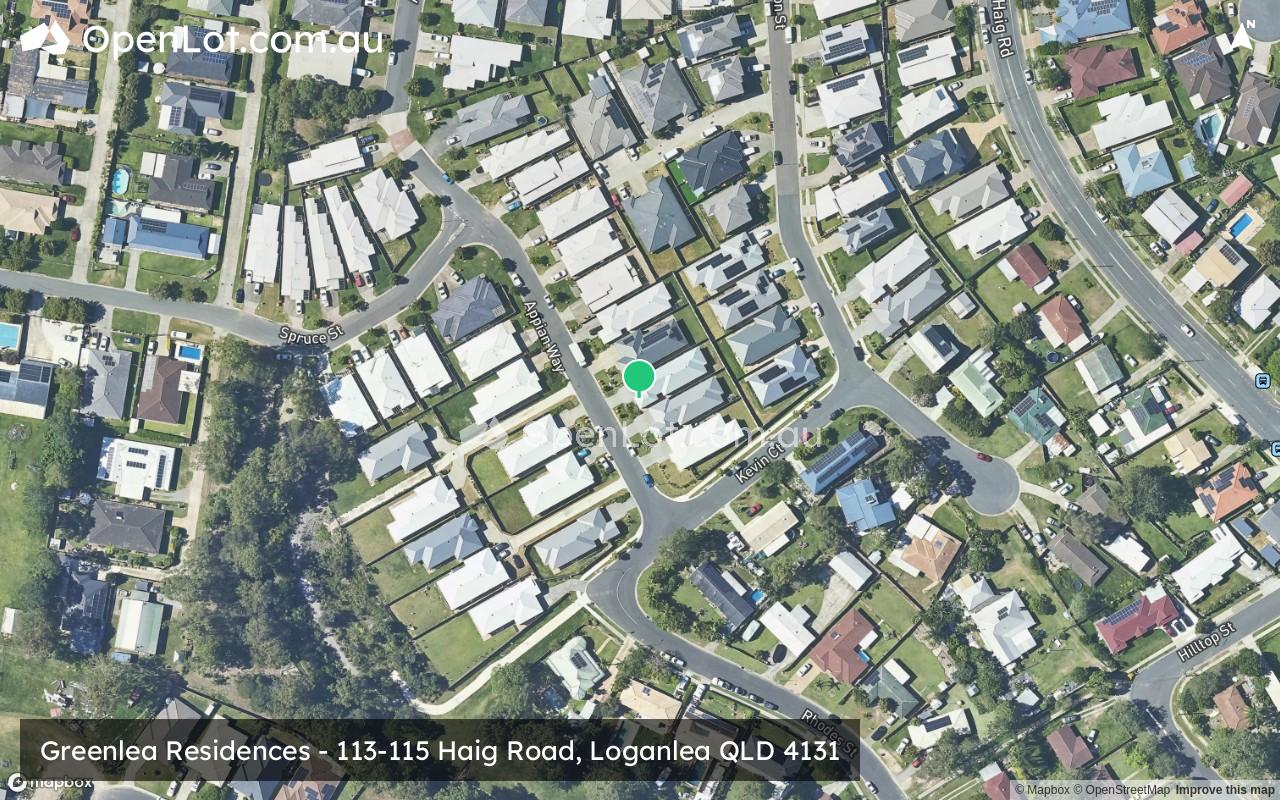 Satellite image for Greenlea Residences - 113-115 Haig Road, Loganlea QLD 4131