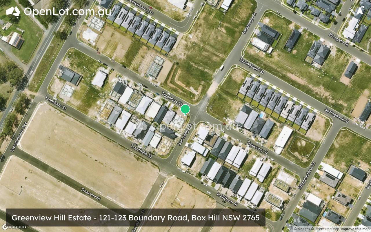 Satellite image for Greenview Hill Estate - 121-123 Boundary Road, Box Hill NSW 2765