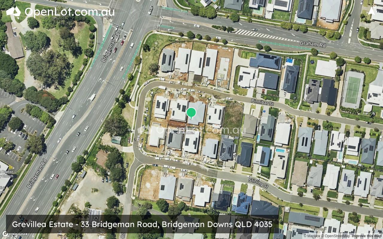 Satellite image for Grevillea Estate - 33 Bridgeman Road, Bridgeman Downs QLD 4035