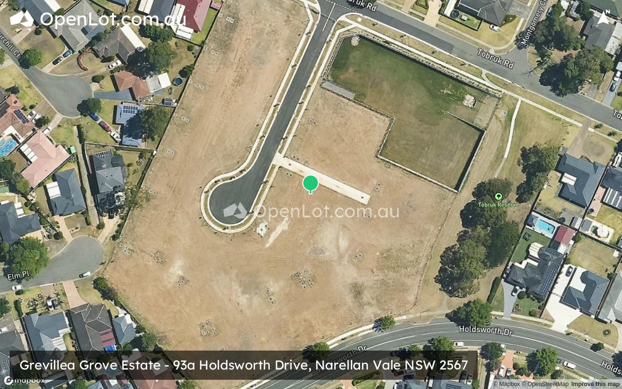 Satellite image for Grevillea Grove Estate - 93a Holdsworth Drive, Narellan Vale NSW 2567