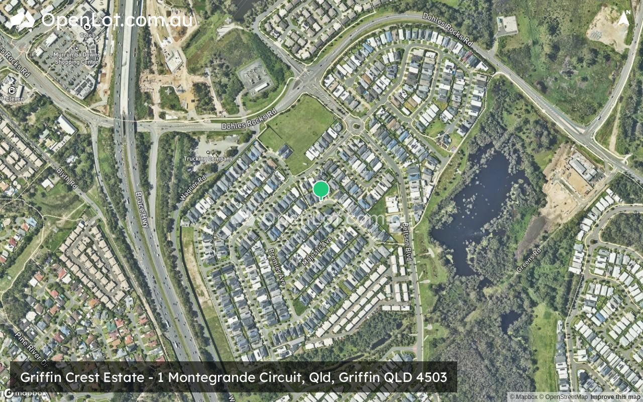 Satellite image for Griffin Crest Estate - 1 Montegrande Circuit, Qld, Griffin QLD 4503