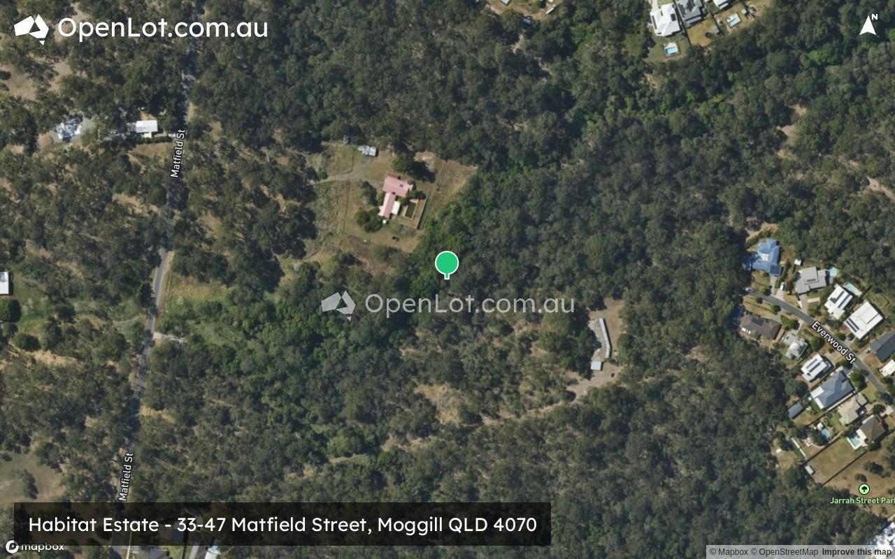 Satellite image for Habitat Estate - 33-47 Matfield Street, Moggill QLD 4070