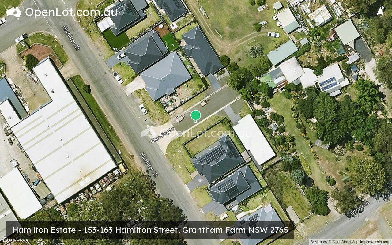 Satellite image for Hamilton Estate - 153-163 Hamilton Street, Grantham Farm NSW 2765