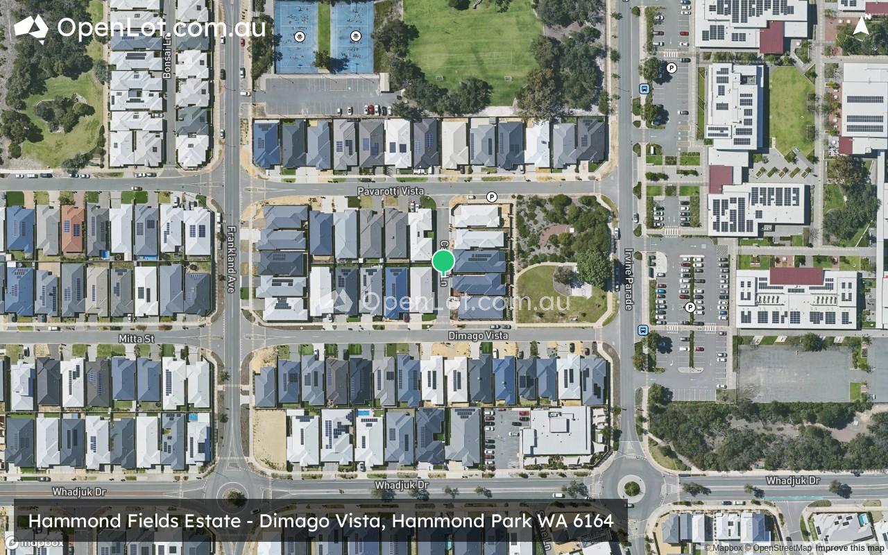 Satellite image for Hammond Fields Estate - Dimago Vista, Hammond Park WA 6164