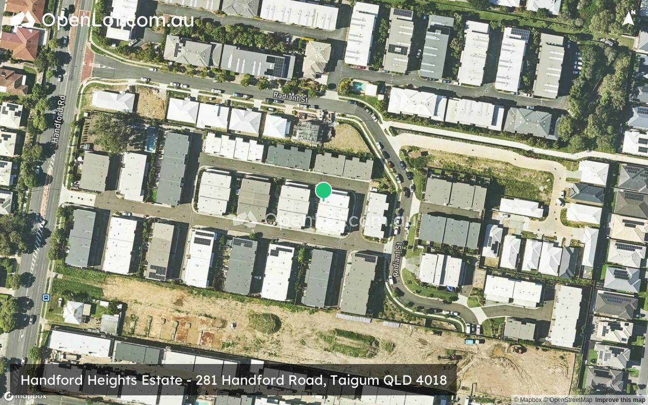 Satellite image for Handford Heights Estate - 281 Handford Road, Taigum QLD 4018