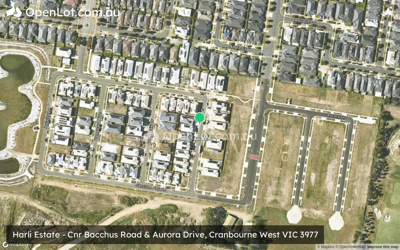 Satellite image for Harli Estate - End of Lindwall Drive, Cranbourne West VIC 3977