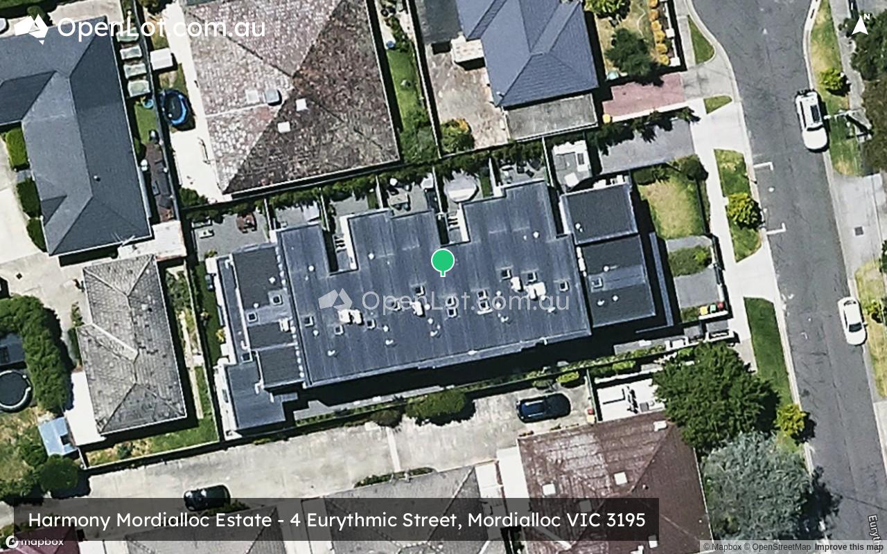 Satellite image for Harmony Mordialloc Estate - 4 Eurythmic Street, Mordialloc VIC 3195
