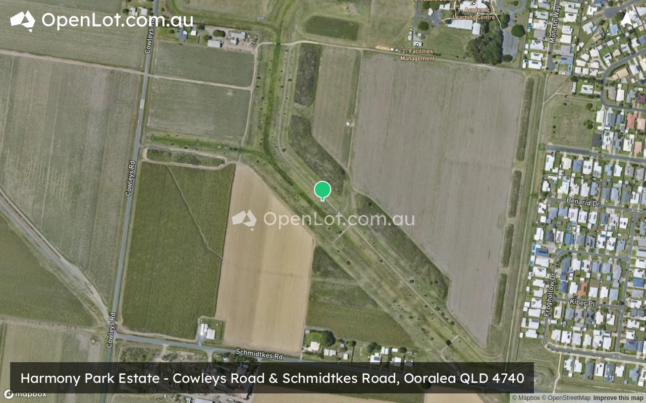 Satellite image for Harmony Park Estate - Cowleys Road & Schmidtkes Road, Ooralea QLD 4740