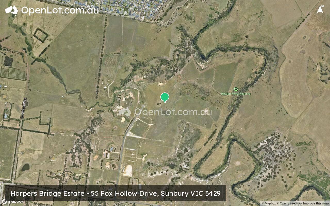 Satellite image for Harpers Bridge Estate - 55 Fox Hollow Drive, Sunbury VIC 3429